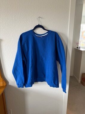 Classic Blue Crewneck Sweatshirt Anvii